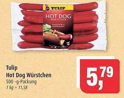 Tulip Hot Dog Würstchen