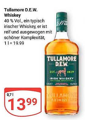 Tullamore D.E.W. Whiskey