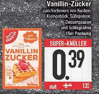 Vannillin-Zucker