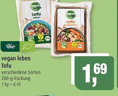 vegan leben Tofu