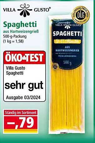 Villa Gusto Spaghetti