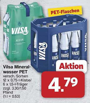 Vilsa Mineralwasser PET