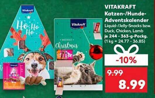 VITAKRAFT Katzen-/Hunde-Adventskalender