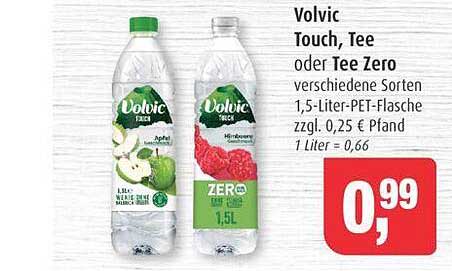 Volvic Touch, Tee oder Tee Zero