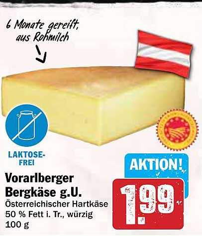 Vorarlberger Bergkäse g.U.