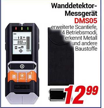 Wanddetektor-Messgerät DMS05