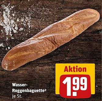 Wasser-Roggenbaguette