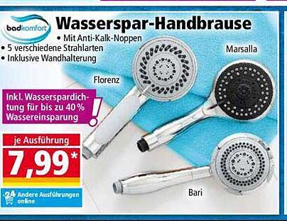 Wasserspar-Handbrause