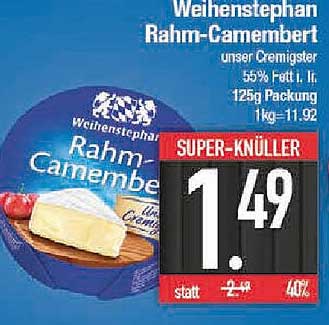 Weihenstephan Rahm-Camembert