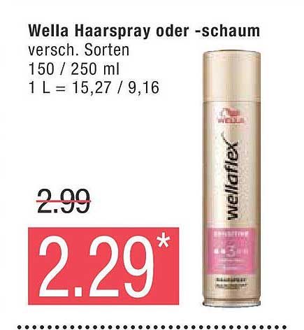 Wella Haarspray oder -schaum