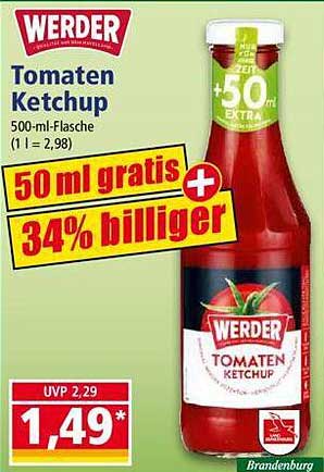 Werder Tomaten Ketchup