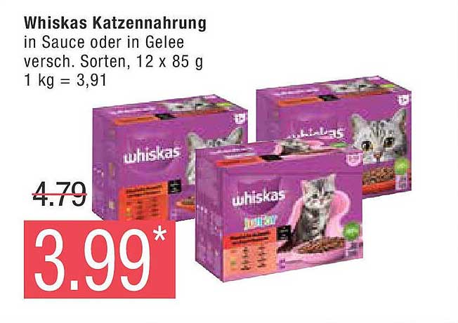 Whiskas Katzennahrung