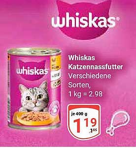 Whiskas Katzennassfutter