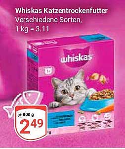 Whiskas Katzentrockenfutter