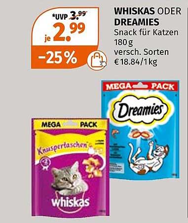 WHISKAS ODER DREAMIES