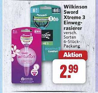 Wilkinson Sword Xtreme 3 Einwegrasierer