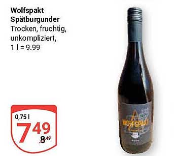 Wolfspakt Spätburgunder