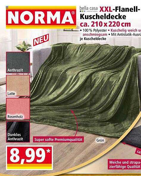 XXL-Flanell-Kuscheldecke