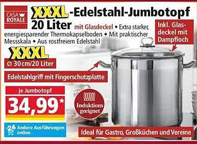 XXXXL-Edelstahl-Jumbotopf