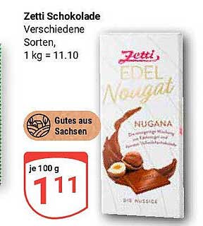 Zetti Schokolade