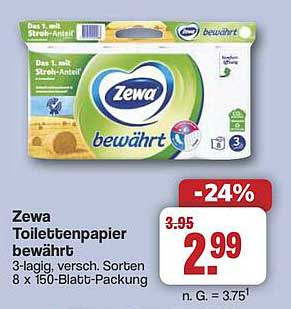 Zewa Toilettenpapier bewährt