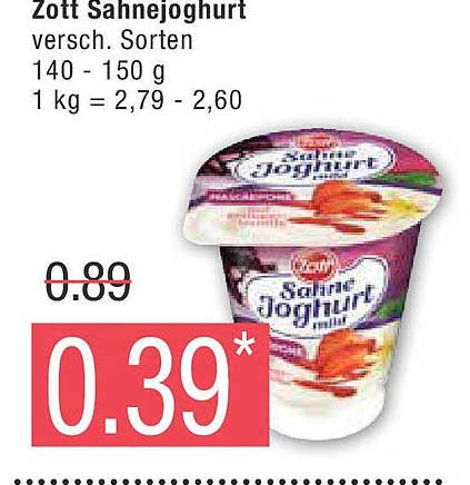 Zott Sahnejoghurt