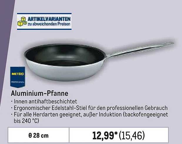 Aluminium-Pfanne