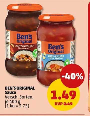 BEN'S ORIGINAL Sauce