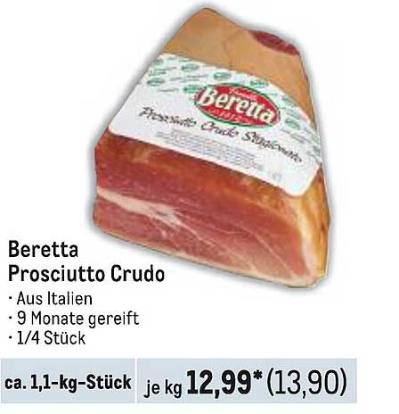 Beretta Prosciutto Crudo