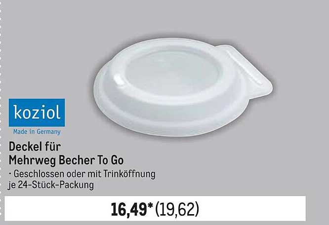 Deckel für Mehrweg Becher To Go