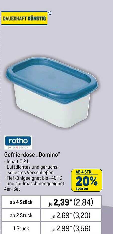 Gefrierdose „Domino“