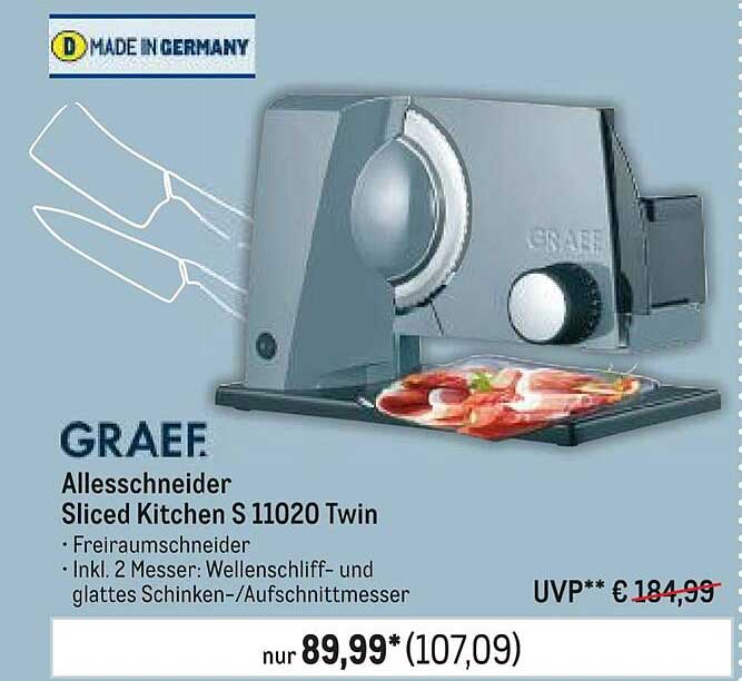 GRAEF: Allesschneider Sliced Kitchen S 11020 Twin