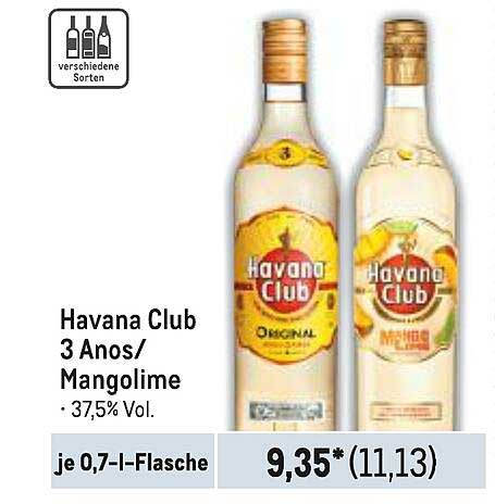 Havana Club 3 Anos/Mangolime