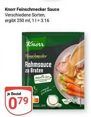 Knorr Fein schmecker Sauce