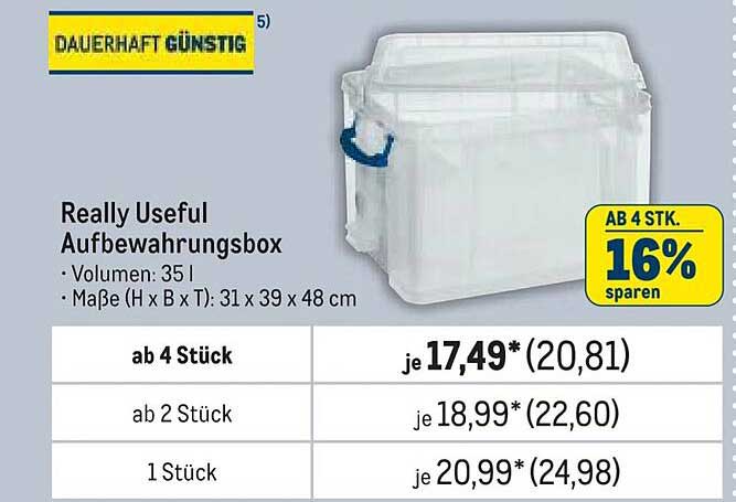 Really Useful Aufbewahrungsbox