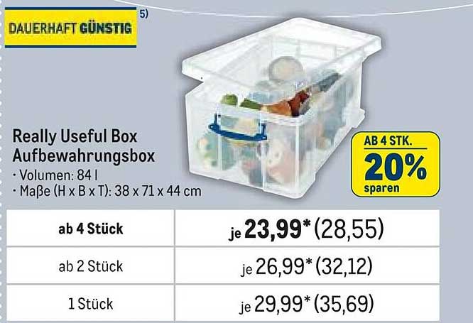 Really Useful Box Aufbewahrungsbox