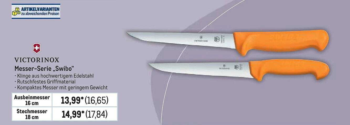 VICTORINOX Messer-Serie „Swibo“