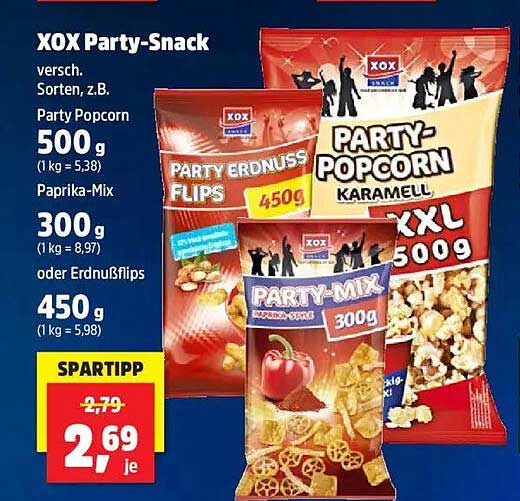 XOX Party-Snack