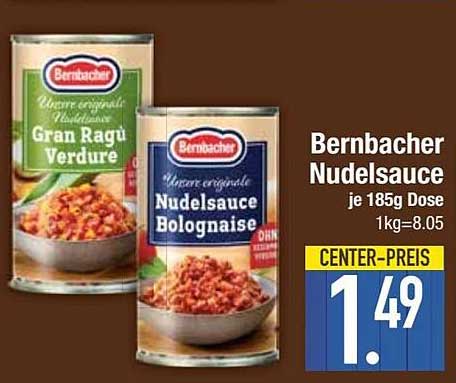 Bernbacher Nudelsauce