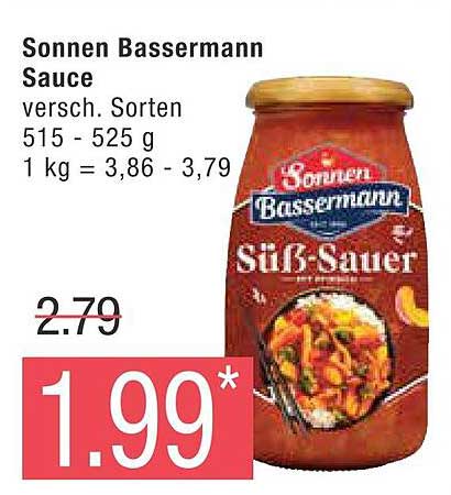 Sonnen Bassermann Sauce