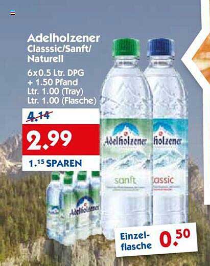 Adelholzener Classic/Sanft/Naturell