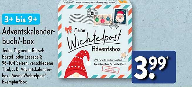 Adventskalenderbuch/-box