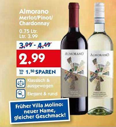 Almorano Merlot/Pinot/Chardonnay