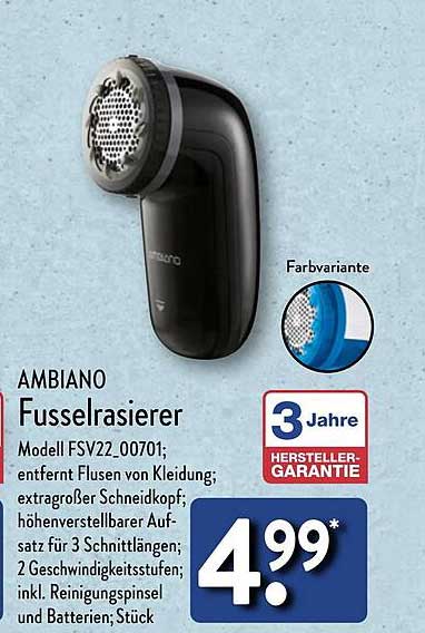 AMBIANO Fussrasierer