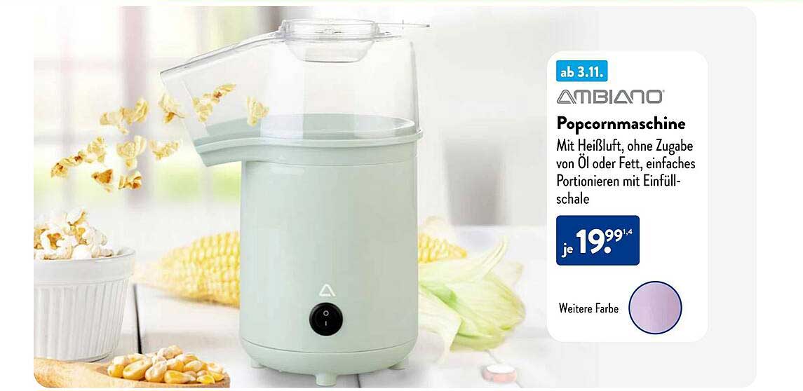 Ambiano Popcornmaschine