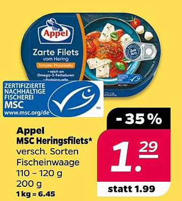 Appel MSC Heringsfilets*