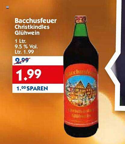 Bacchusfeuer Christkindles Glühwein