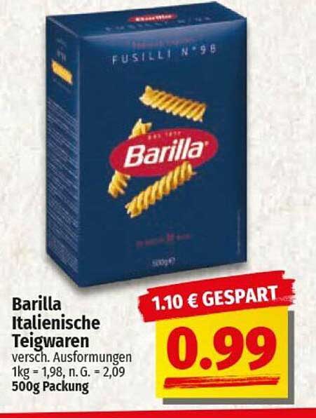 Barilla Italienische Teigwaren