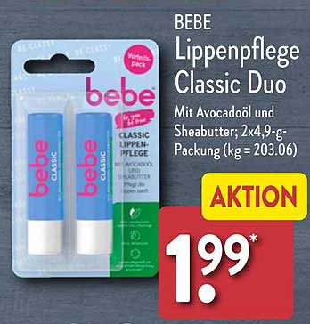 BEBE Lippenpflege Classic Duo