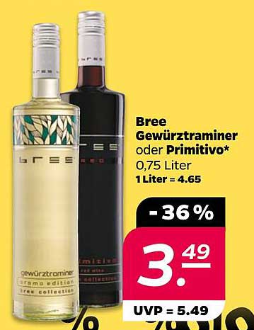 Bree Gewürztraminer oder Primitivo